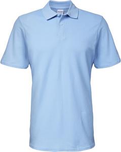 Gildan GI64800 - Softstyle Men's Double Piqué Polo Shirt Light Blue