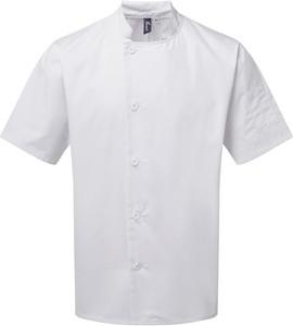 Premier PR900 - ‘Essential’ short sleeve chef’s jacket.