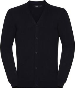 Russell RU715M - Men's V-Neck Knitted Cardigan French Navy