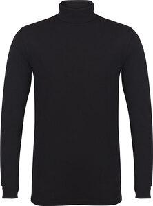 Skinnifit SFM125 - T-shirt Homme col roulé Feel Good Black