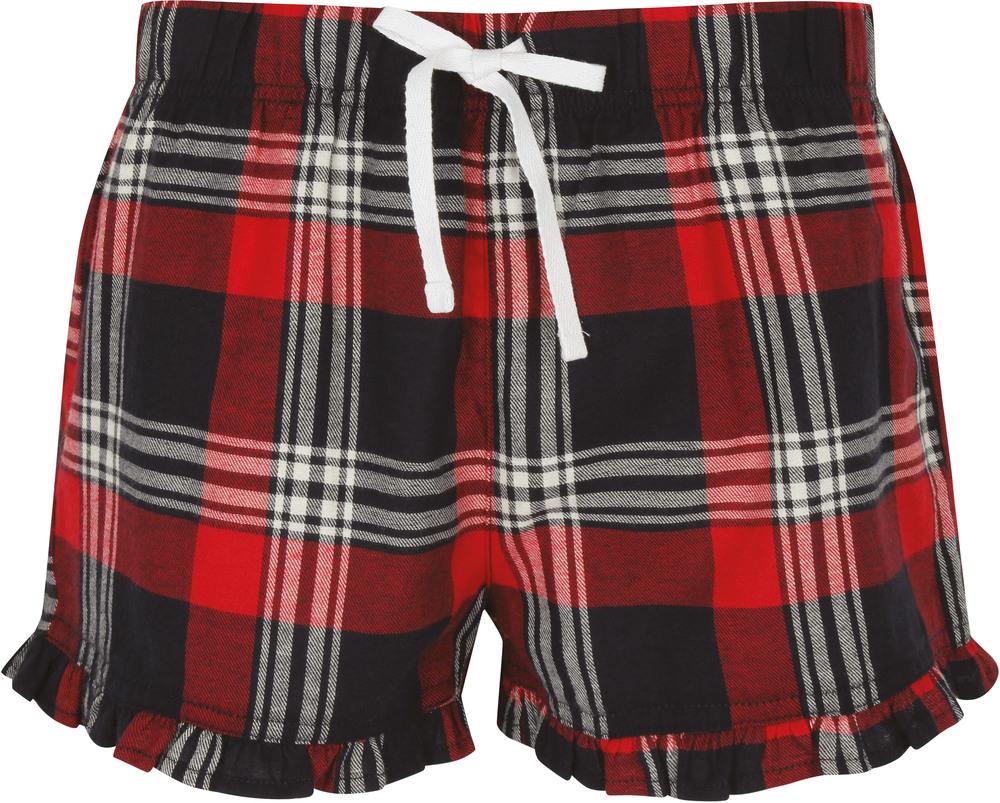 Skinnifit SK082 - Ladies' tartan frill shorts