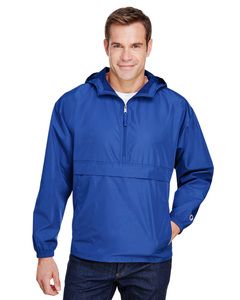 Champion CO200 - Adult Packable Anorak 1/4 Zip Jacket Athletic Royal