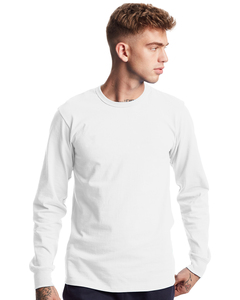 Champion T453 - Unisex Heritage Long-Sleeve T-Shirt White