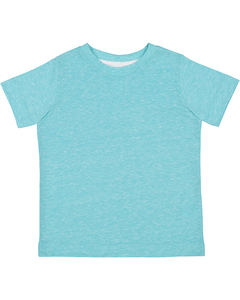 Rabbit Skins 3391 - Toddler Harborside Melange Jersey T-Shirt Caribbean Mlange