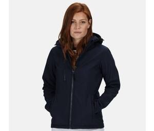 Regatta RGA702 - Women's hooded softshell jacket French Blue/Navy