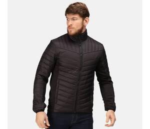 Regatta RGA529 - Bi-material quilted jacket Black