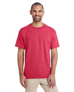 Gildan 8000 - Adult DryBlend® T-Shirt Heather Sport Scarlet Red