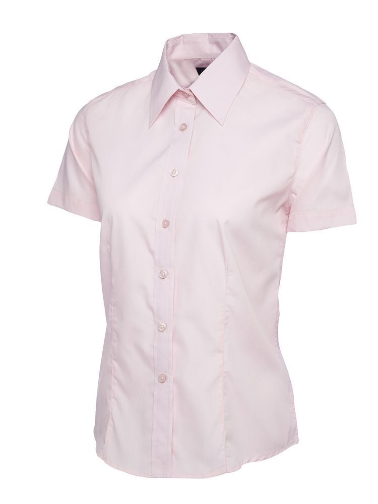 Uneek Clothing UC712C - Ladies Poplin Half Sleeve Shirt