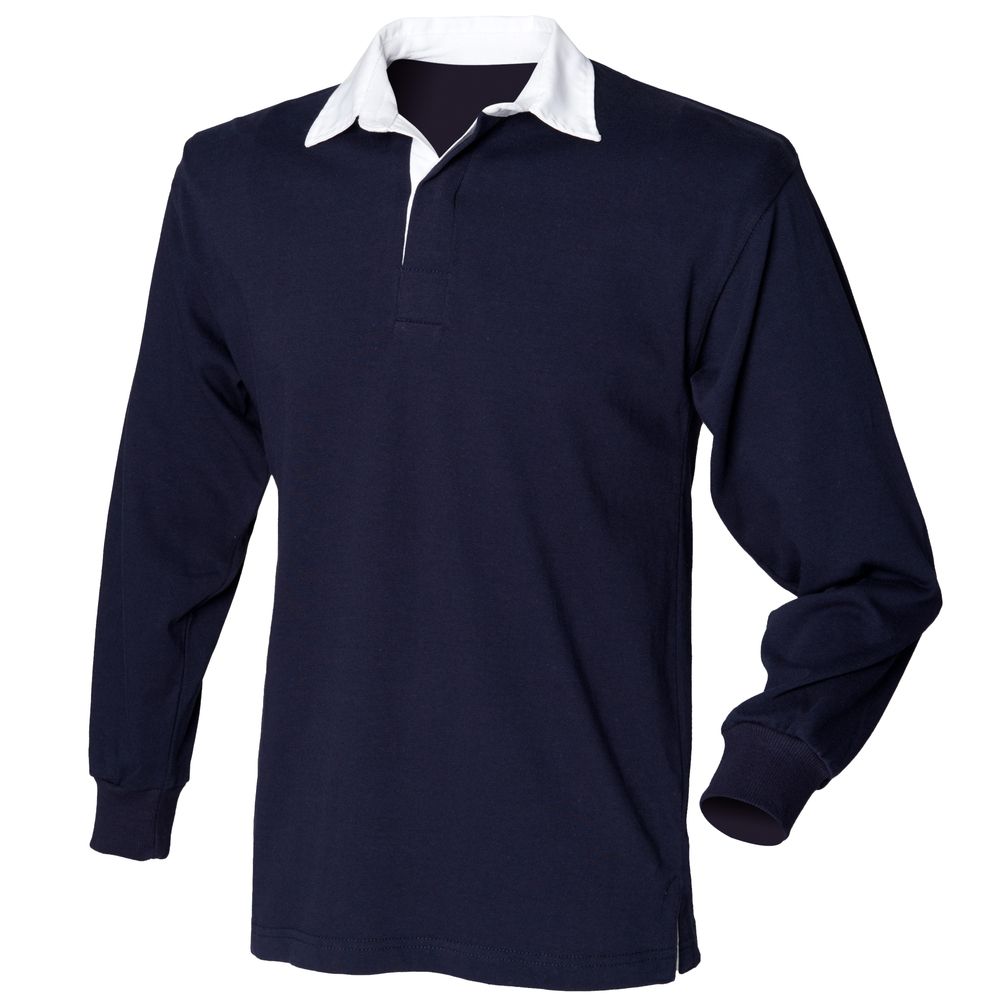 Front row FR109C - Front Row FR109 - Kids long sleeve plain rugby shirt