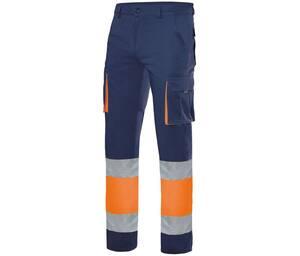 VELILLA V3030 - Pantalones multibolsillos dos tonos y alta visibilidad V3030