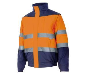 VELILLA VL161 - TWO-TONE HIGH-VISIBILITY QUILTED JACKET Fluo Yellow / Green