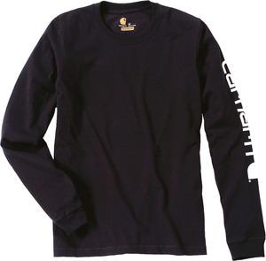 Carhartt CAREK231 - Logo Long-Sleeved T-Shirt Black