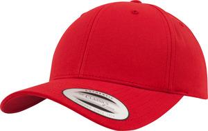 FLEXFIT FL7706 - Klassische gebogene Kappe Snapback Red