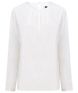 Henbury H598 - Fit-T LS T-shirt Kinder Weiß