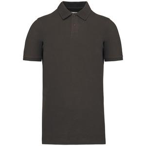 Kariban K2025 - Men's Organic 180 piqué polo shirt Dark Grey
