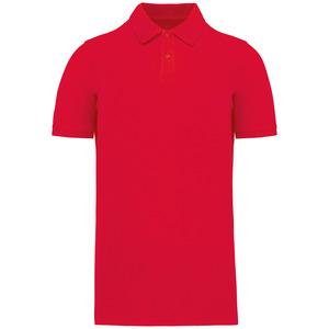 Kariban K2025 - Men's Organic 180 piqué polo shirt Red