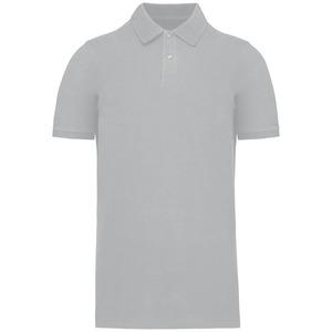 Kariban K2025 - Men's Organic 180 piqué polo shirt Snow Grey