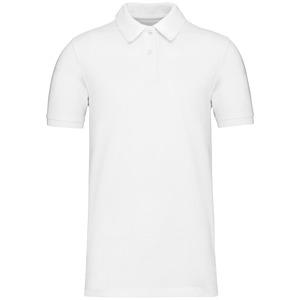 Kariban K2025 - Men's Organic 180 piqué polo shirt White