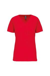 Kariban K3029IC - T-shirt BIO150IC col V femme Red