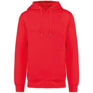 Kariban K4009 - Unisex eco-friendly zipped French Terry hoodie Red