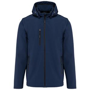 Kariban K422 - Unisex 3-layer softshell hooded jacket with removable sleeves