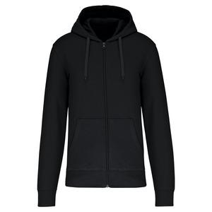 Kariban K4030 - Men's eco-friendly zip-through hoodie Black