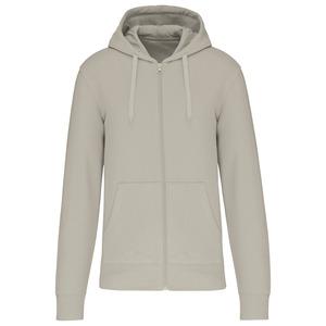 Kariban K4030 - Men's eco-friendly zip-through hoodie Clay