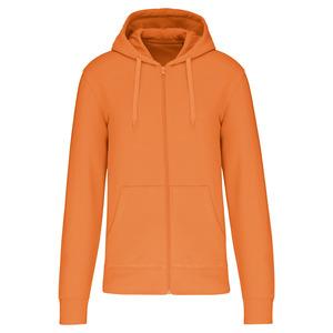 Kariban K4030 - Men's eco-friendly zip-through hoodie Light Orange