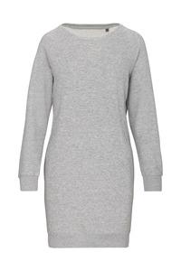 Kariban K493 - Organic fleece lounge dress Light Grey Heather