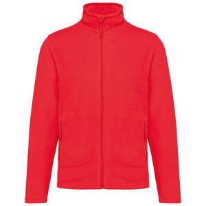 Kariban K9121 - Unisex eco-friendly micro-polarfleece jacket Red