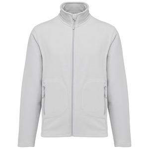 Kariban K9121 - Unisex eco-friendly micro-polarfleece jacket Snow Grey