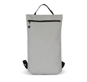 Kimood KI0183 - Flat recycled urban backpack, Snow Grey