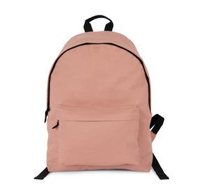 Kimood KI0184 - Casual recycled backpack with front pocket Flamingo Pink