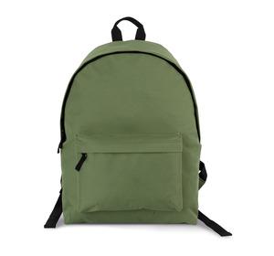 Kimood KI0184 - Casual recycled backpack with front pocket Matcha Green