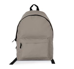 Kimood KI0184 - Casual recycled backpack with front pocket Taupe