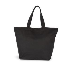 Kimood KI0295 - Shoppingtasche mit Falter, erhältlich in unterschiedlichen Größen Schwarz