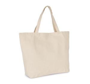 Kimood KI0296 - XXL-Shoppingtasche aus Baumwolle Natural