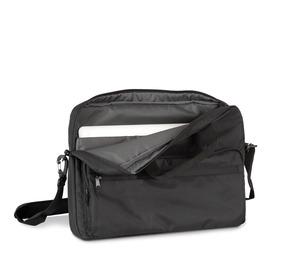 Kimood KI0433 - Recycled work bag with laptop compartment Black