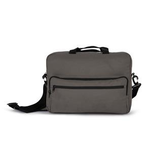 Kimood KI0433 - Recycled work bag with laptop compartment Light Titanium