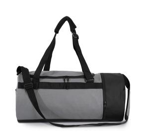 Kimood KI0630 - Tubular sports bag with separate shoe compartment Dark Cool Grey / Black