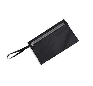 Kimood KI0749 - Kleine Tasche mit zwei Fächern, eines mit wasserdichtem Stoff Black / Red / Cool Grey