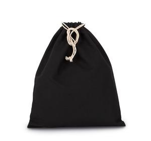 Kimood KI0747 - Cotton bag with drawcord closure Black