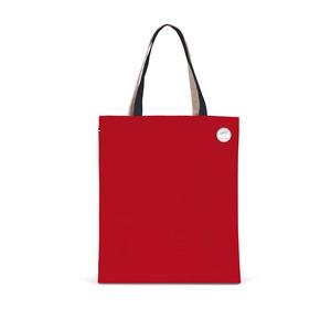 Kimood KI3205 - Dreifarbige Shoppingtasche Red