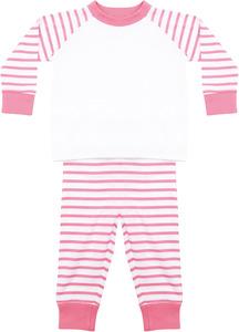 Larkwood LW072 - Streifen-Pyjama