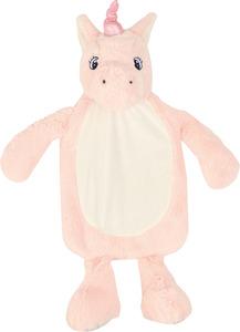 Mumbles MM605 - UNICORN HOT WATER BOTTLE COVER Pink / White