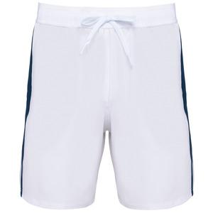 PROACT PA1030 - Zweifarbige Herren-Shorts White / Sporty Navy