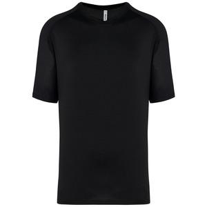 PROACT PA4030 - Men’s two-tone raglan sleeve padel t-shirt Black