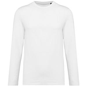 Kariban Premium PK302 - Supima® Herren-T-Shirt mit Rundhalsausschnitt und langen Ärmeln Weiß