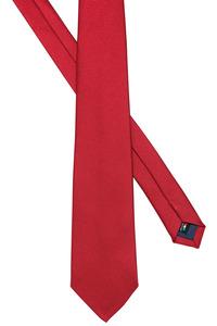 Kariban Premium PK861 - Men’s silk jacquard tie Hibiscus Red