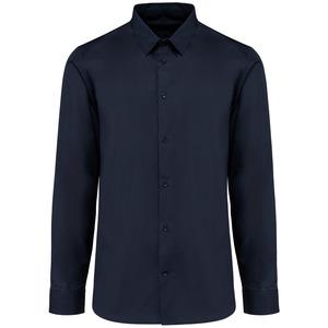 Kariban Premium PK504 - Men's long-sleeved poplin shirt Essential Dark Navy